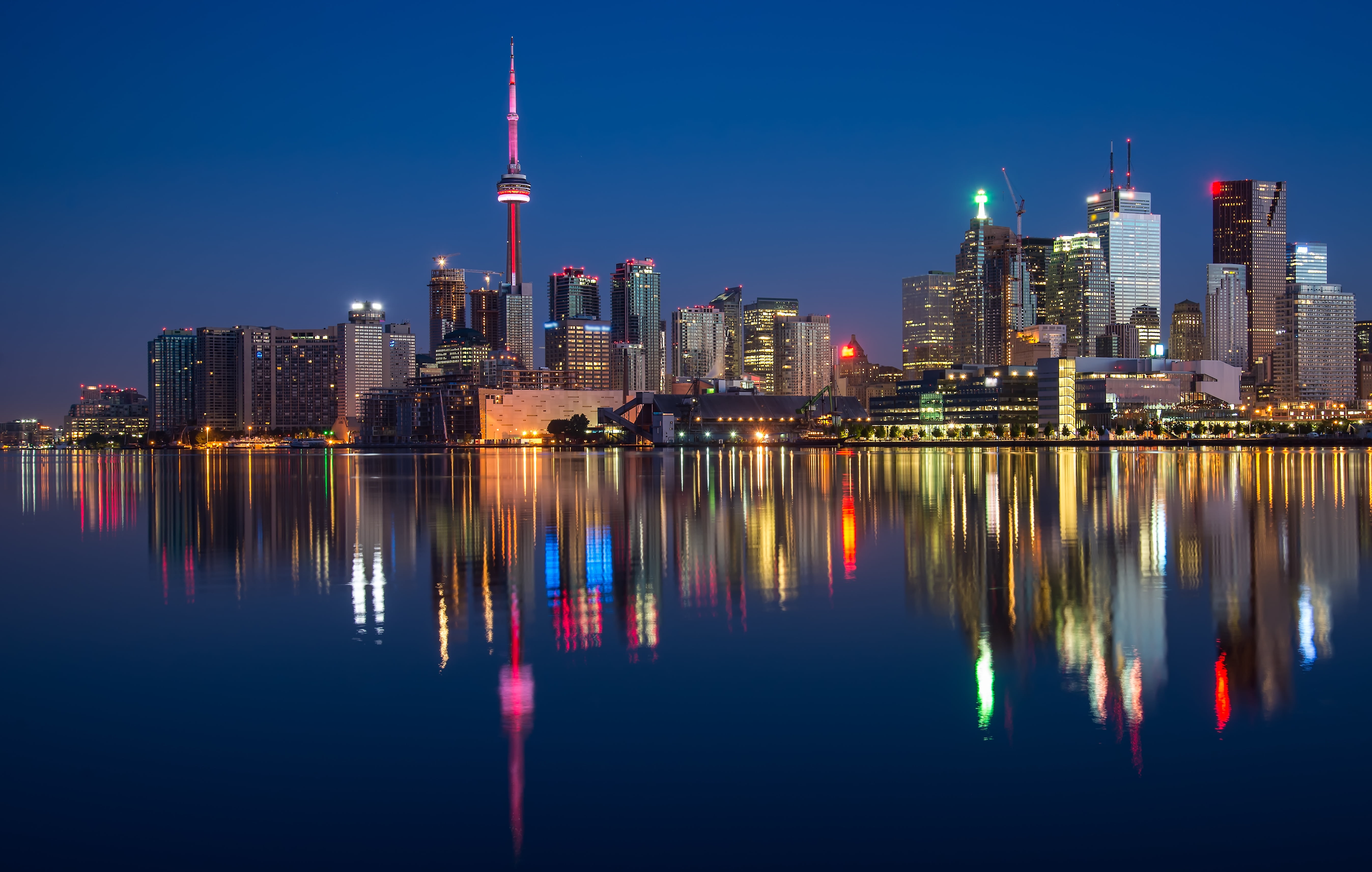 Canadian night skyline